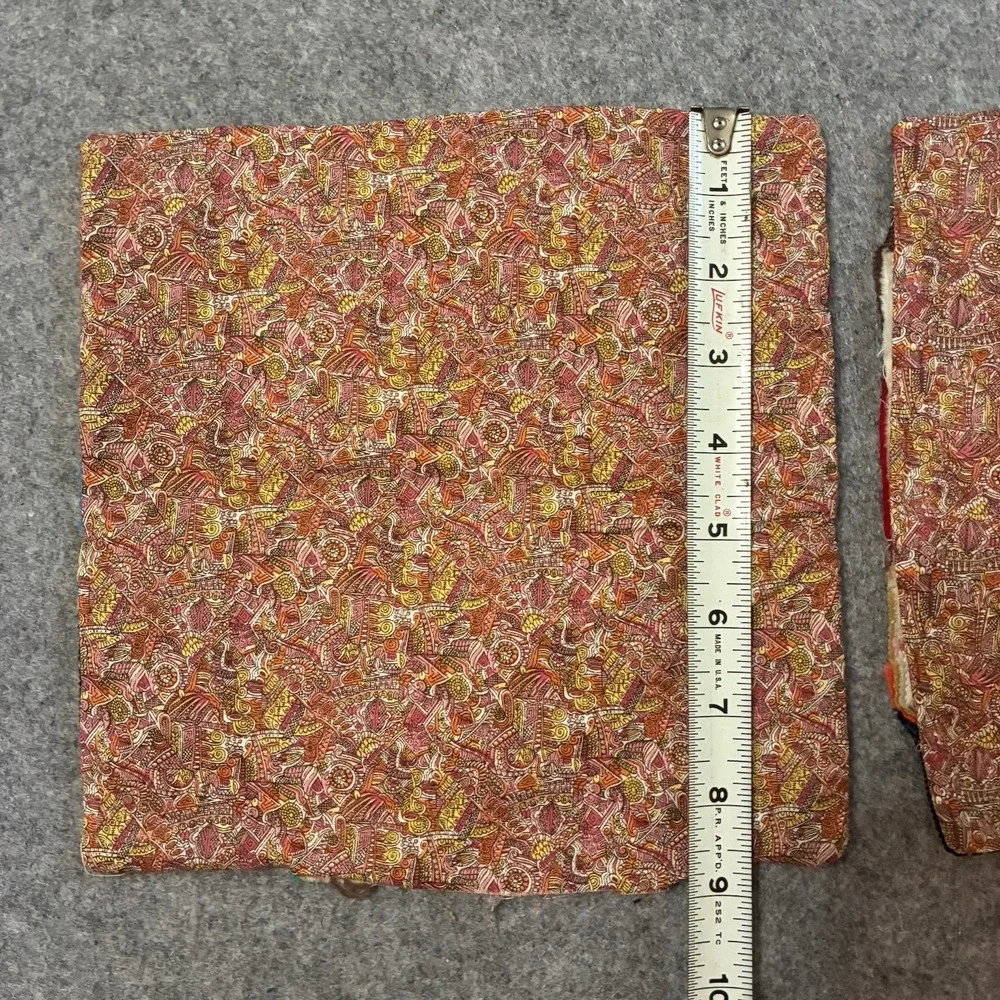 Vintage Crazy Quilt Patchwork Pillow Sham Cover Throw Set Cottagecore Top Boho